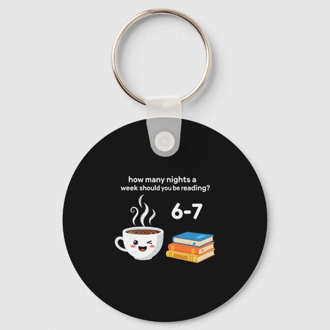 Reading 67 Meme English Teacher Funny 6 7  Key Ring (Front)