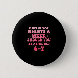 Reading 67 Meme English Teacher Funny Six Sevene R 6 Cm Round Badge