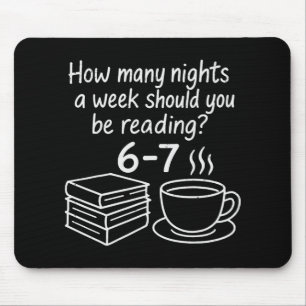 Reading 67 Six Seven English Teacher Book Lover Li Mouse Pad
