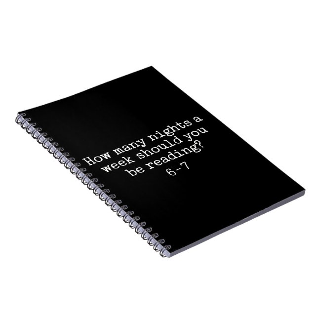 Reading 6-7 Funny Teacher School Librarian English Notebook (Right Side)