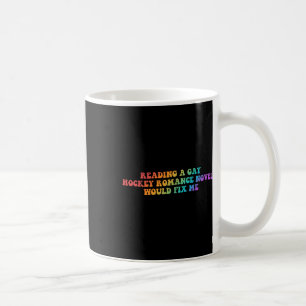 Reading A Gay Hockey Romance Novel Would Fix Me Lg Coffee Mug