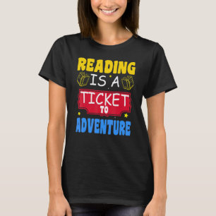 Reading Adventure Library Student Teacher Book T-Shirt
