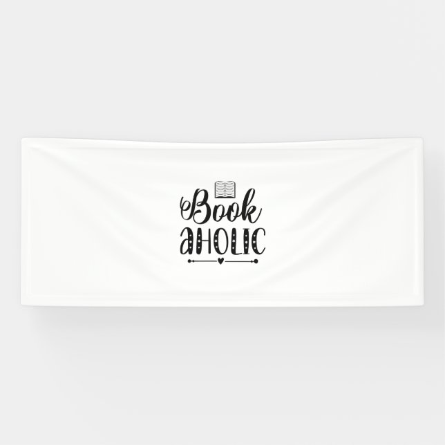 Reading Art Book Aholic Banner (Horizontal)