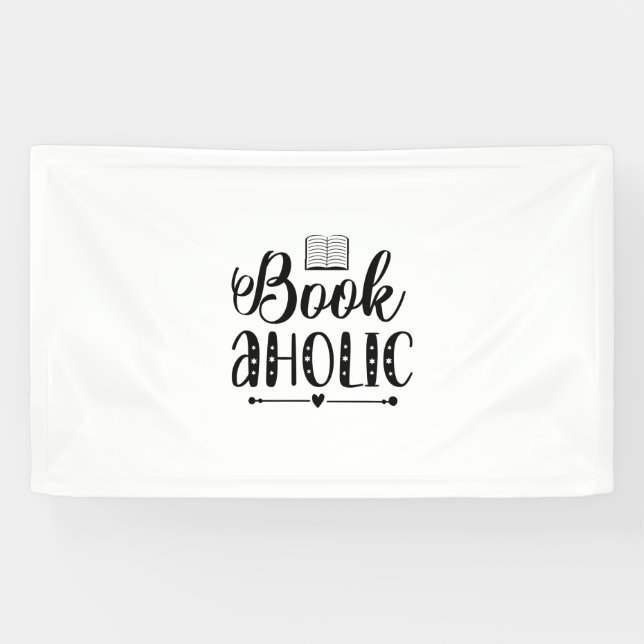 Reading Art Book Aholic Banner (Horizontal)