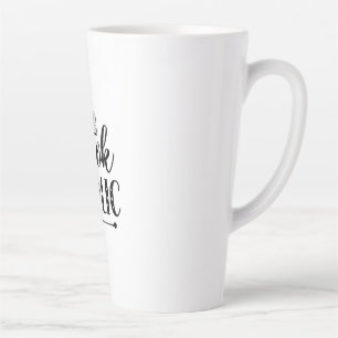 Reading Art Book Aholic Latte Mug