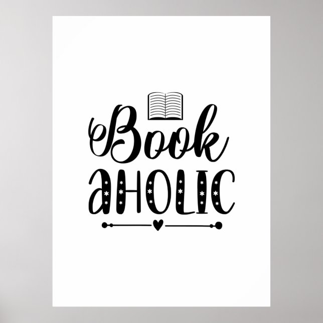 Reading Art Book Aholic Poster (Front)