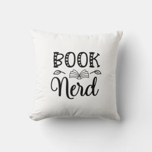 Reading Art Book Nerd Cushion
