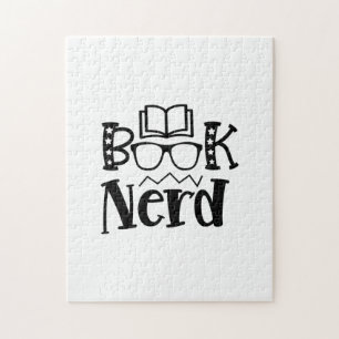 Reading Art Book Nerd Jigsaw Puzzle