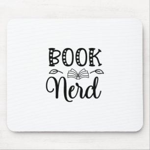 Reading Art Book Nerd Mouse Pad