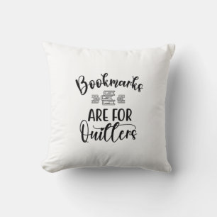 Reading Art Bookmarks Are For Quillers Cushion