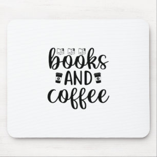 Reading Art Books And Coffee Mouse Pad