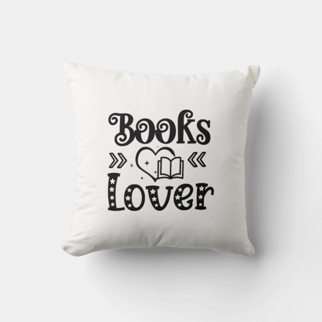 Reading Art Books Lover Cushion (Front)