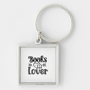 Reading Art Books Lover Key Ring