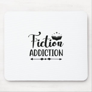 Reading Art Fiction Addiction Mouse Pad