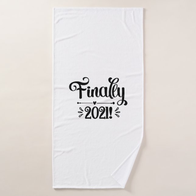 Reading Art FInally 2021 Bath Towel (Bath Towel)