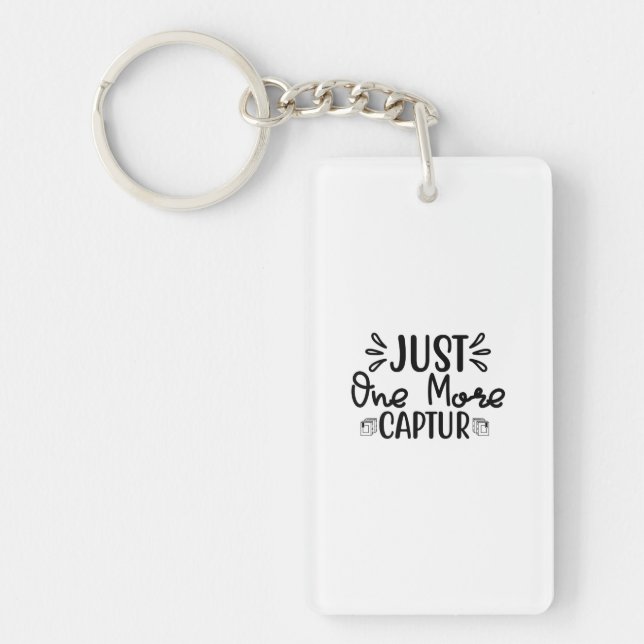 Reading Art Just One More Captur Key Ring (Front)