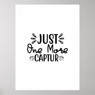 Reading Art Just One More Captur Poster