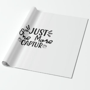 Reading Art Just One More Captur Wrapping Paper