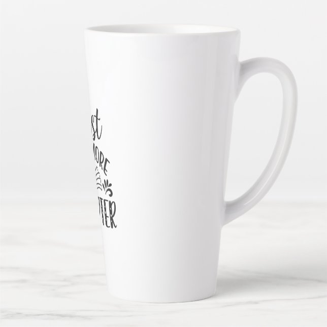 Reading Art Just One More Chapter Latte Mug (Right)
