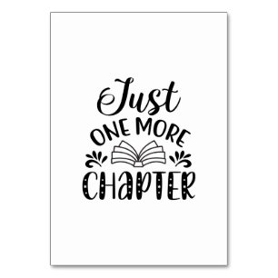 Reading Art Just One More Chapter Table Number