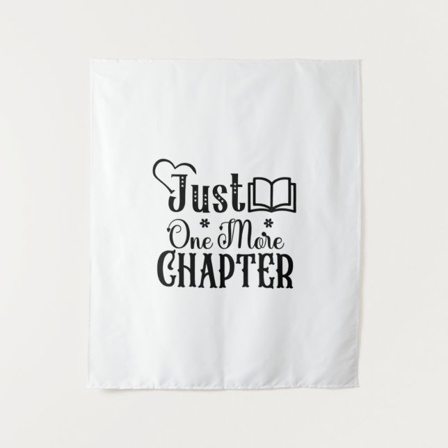 Reading Art Just One More Chapter Tapestry (Front)