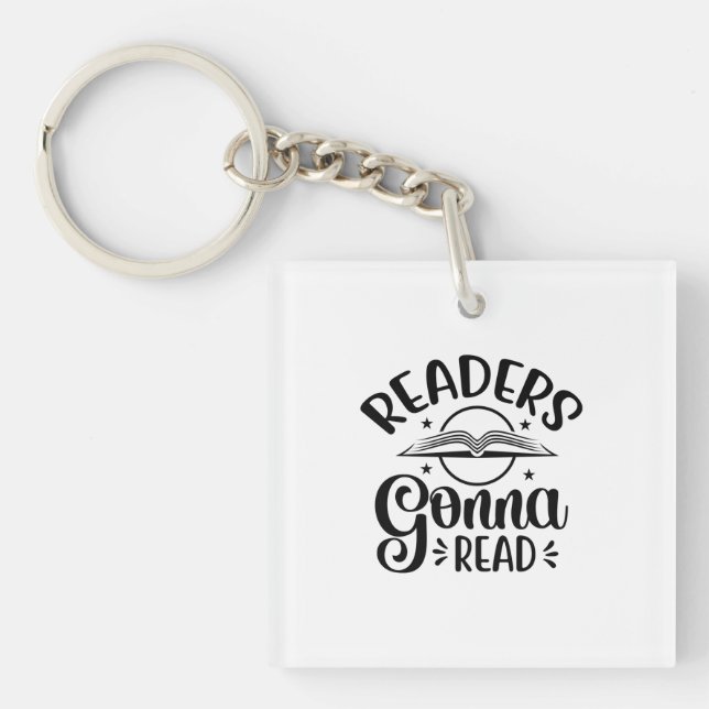 Reading Art Readers Gonna Read Key Ring (Front)