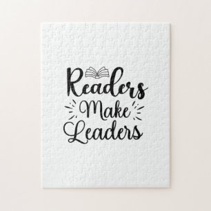 Reading Art Readers Make Leaders Jigsaw Puzzle