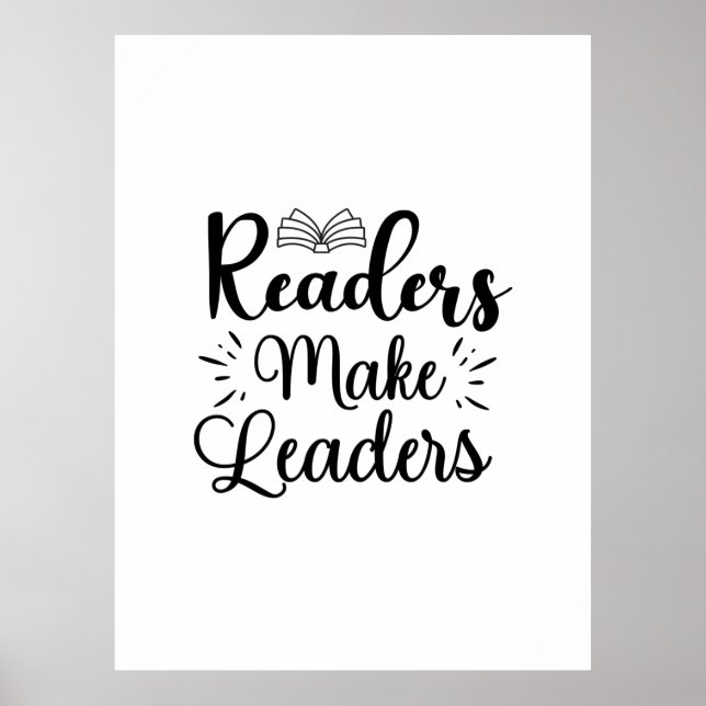 Reading Art Readers Make Leaders Poster (Front)