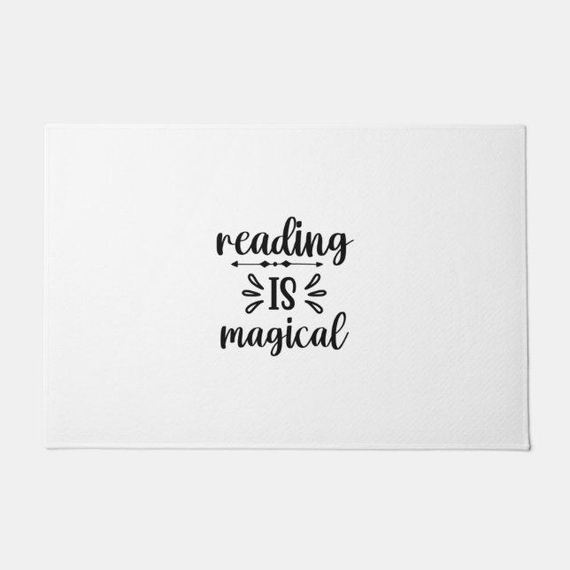 Reading Art Reading Is Magical Doormat (Front)
