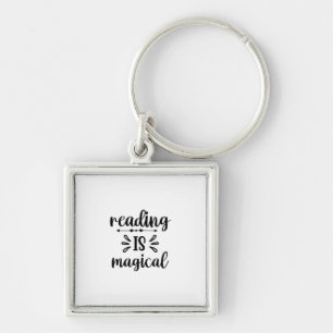 Reading Art Reading Is Magical Key Ring