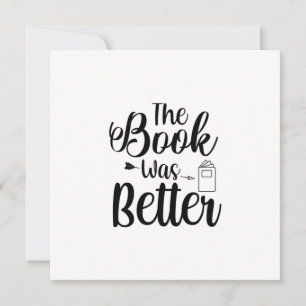Reading Art The Book Was Better Holiday Card