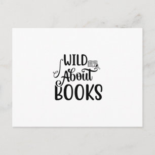 Reading Art Wild About Books Postcard