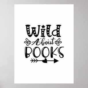 Reading Art Wild About Books Poster