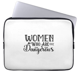 Reading Art Women Who Are Dangerous Laptop Sleeve