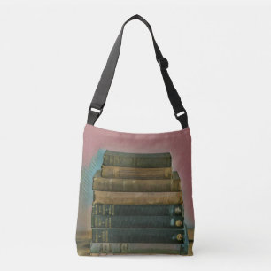 Reading artwork gift crossbody bag