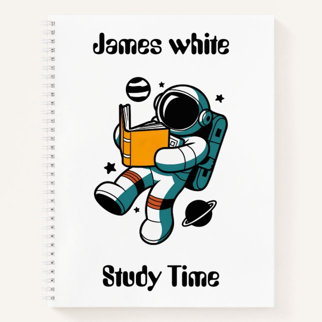 Reading Astronaut: Learning in Zero Gravity Notebook (Front)