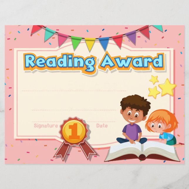 Reading Award  (Front)