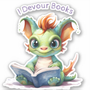 *~* Reading Baby Dragon  - I DEVOUR AP88 BOOKS