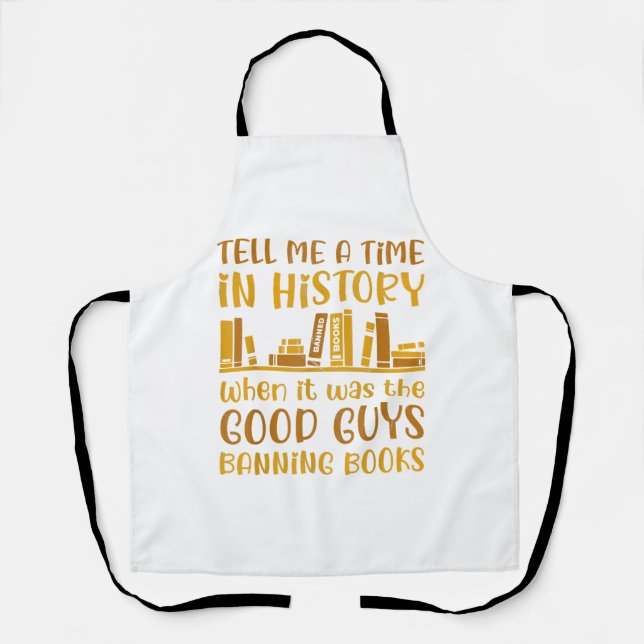 Reading Banned Books Reader Read Banned Books For  Apron (Front)