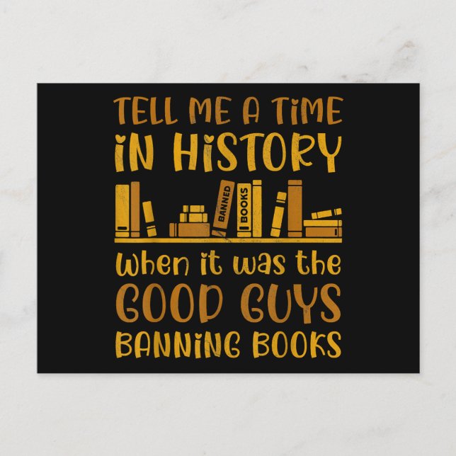 Reading Banned Books Reader Read Banned Books For  Postcard (Front)