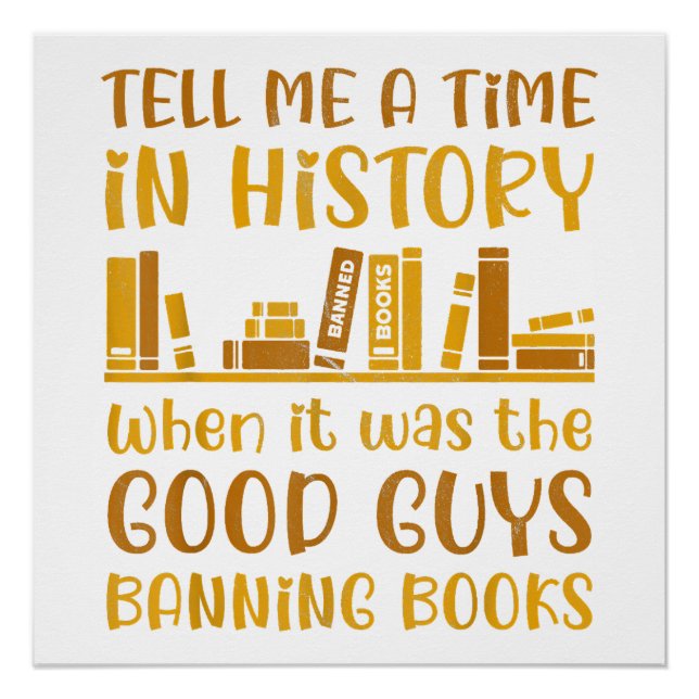 Reading Banned Books Reader Read Banned Books For  Poster (Front)