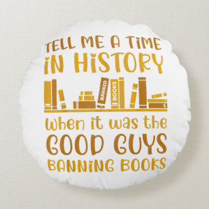 Reading Banned Books Reader Read Banned Books For Round Cushion