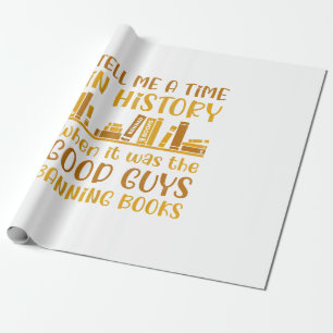 Reading Banned Books Reader Read Banned Books For Wrapping Paper