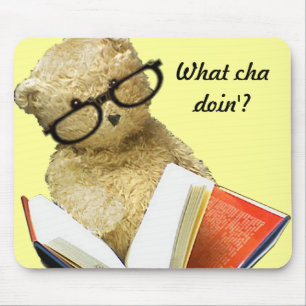 Reading Bear  - mousepad