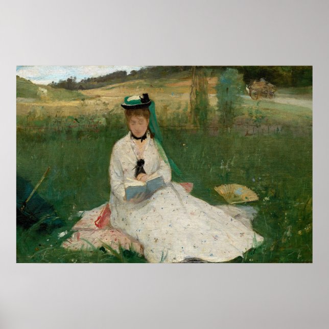 Reading | Berthe Morisot Poster (Front)