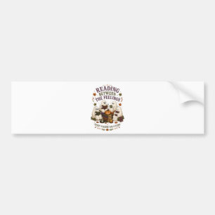 Reading Between The Feelings Ghost Readers Bumper Sticker