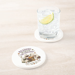 Reading Between The Feelings Ghost Readers Coaster