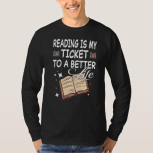 Reading Book Literature Library Books Readers Are T-Shirt