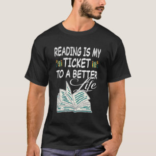 Reading Book Literature Library Books Readers Are  T-Shirt