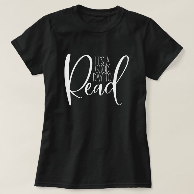 Reading Book Lover T-Shirt (Design Front)